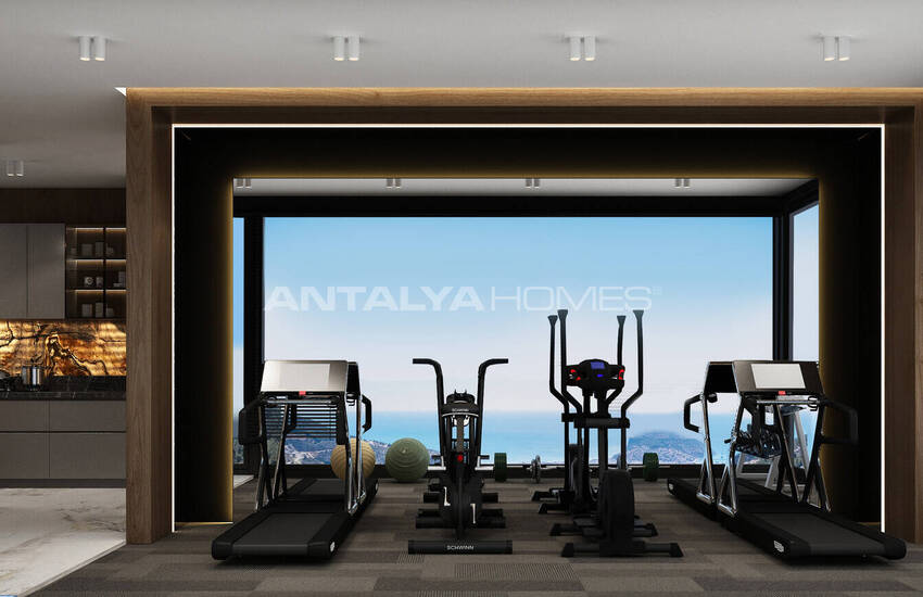 فلل مطلة على البحر مع مسبح خاص في ألانيا أنطاليا 38