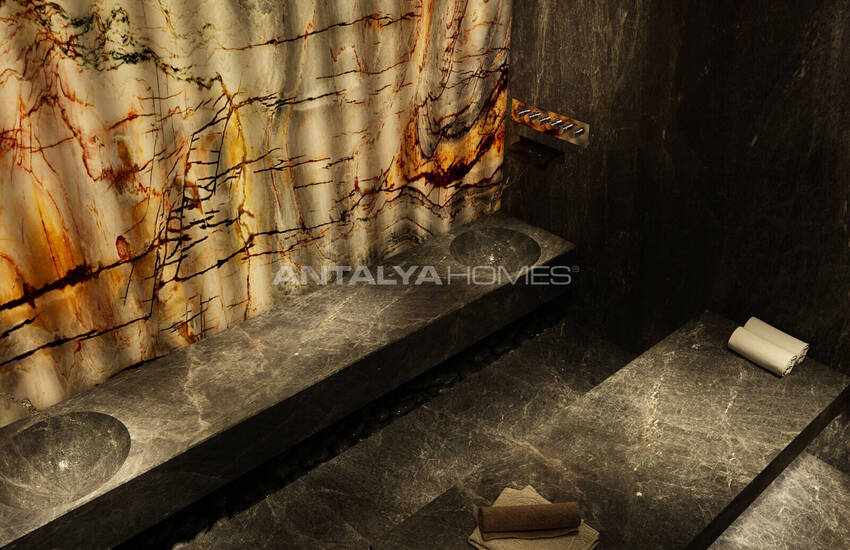 فلل مطلة على البحر مع مسبح خاص في ألانيا أنطاليا 36