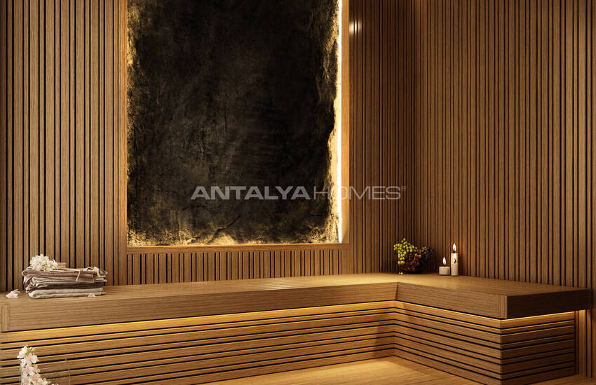 فلل مطلة على البحر مع مسبح خاص في ألانيا أنطاليا 35