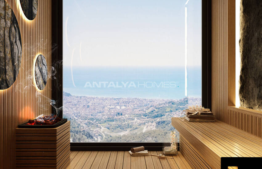 فلل مطلة على البحر مع مسبح خاص في ألانيا أنطاليا 34