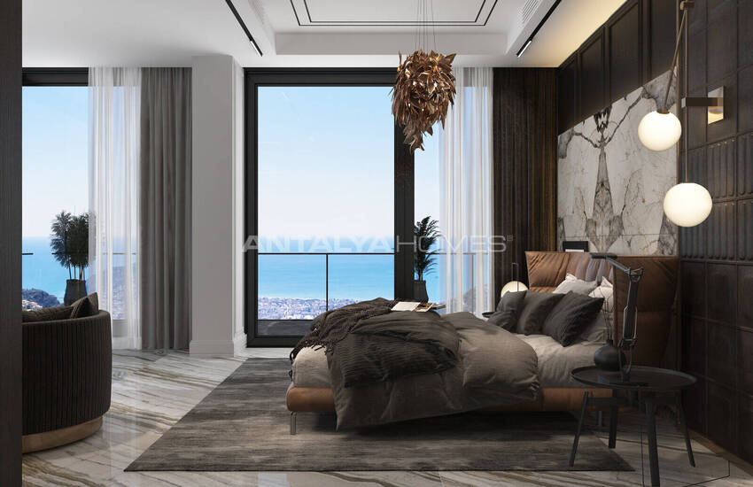 فلل مطلة على البحر مع مسبح خاص في ألانيا أنطاليا 27