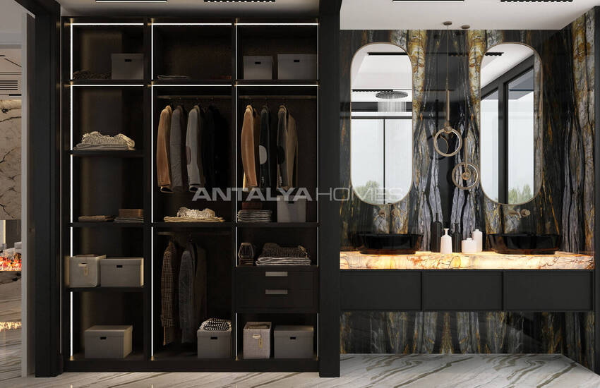 فلل مطلة على البحر مع مسبح خاص في ألانيا أنطاليا 28