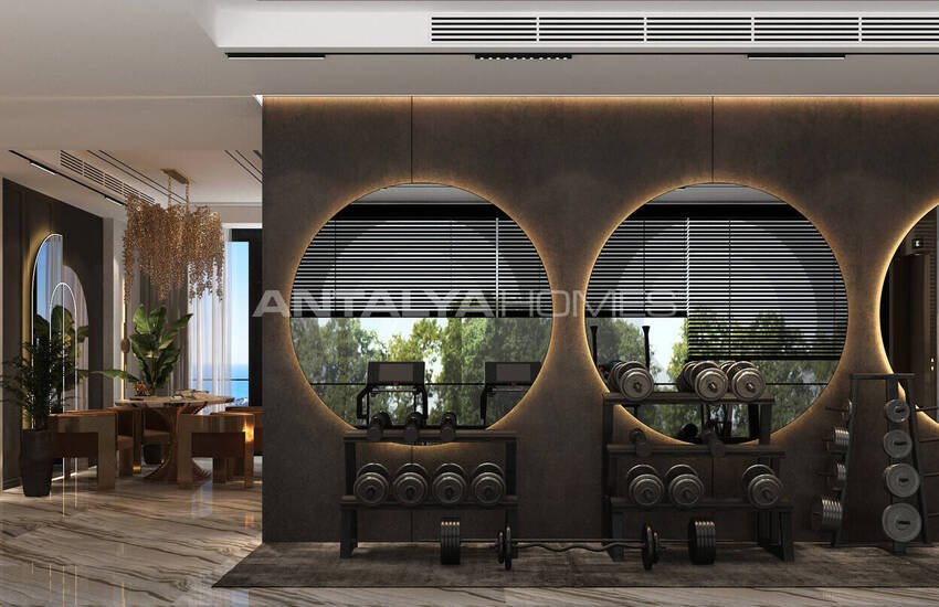 فلل مطلة على البحر مع مسبح خاص في ألانيا أنطاليا 32