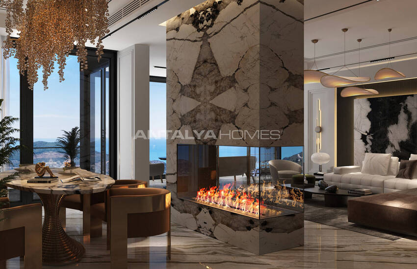 فلل مطلة على البحر مع مسبح خاص في ألانيا أنطاليا 11