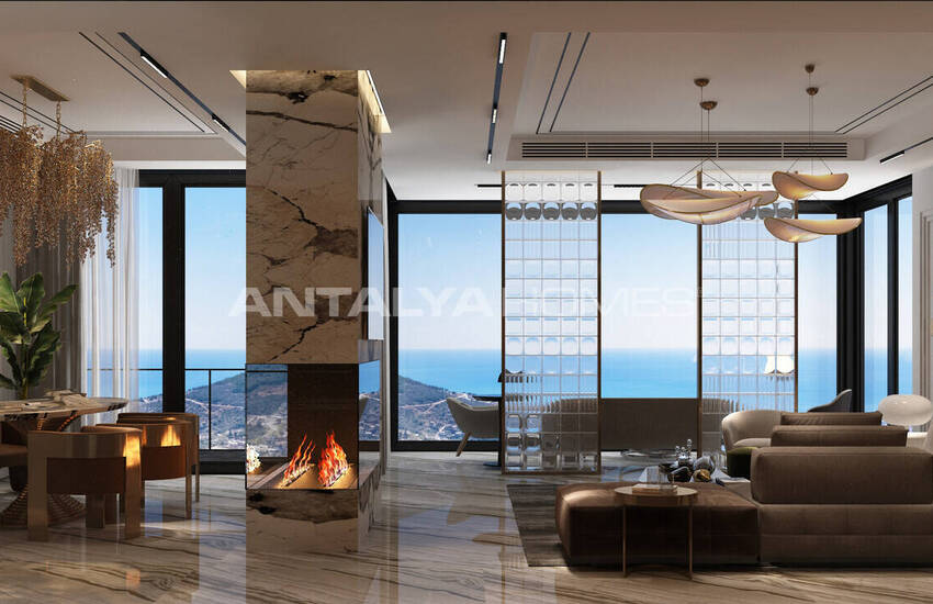 فلل مطلة على البحر مع مسبح خاص في ألانيا أنطاليا 10