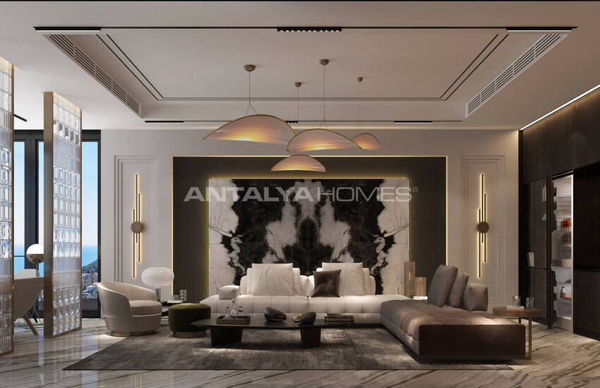 فلل مطلة على البحر مع مسبح خاص في ألانيا أنطاليا 12