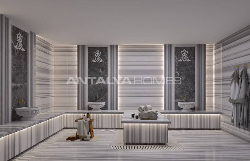 Detached Sea and Castle View House in Alanya Antalya 46