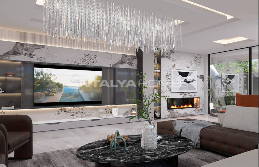 Detached Sea and Castle View House in Alanya Antalya 20