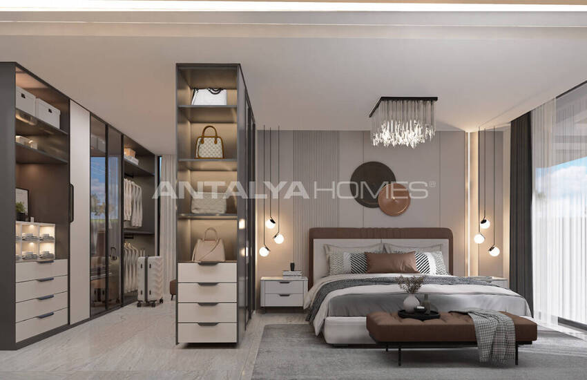 Detached Sea and Castle View House in Alanya Antalya 31