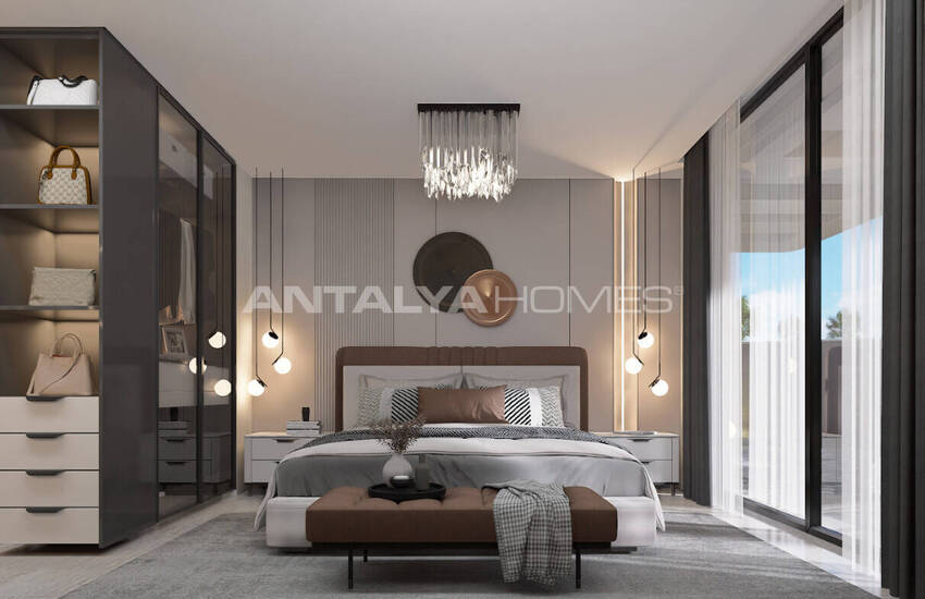 Detached Sea and Castle View House in Alanya Antalya 32