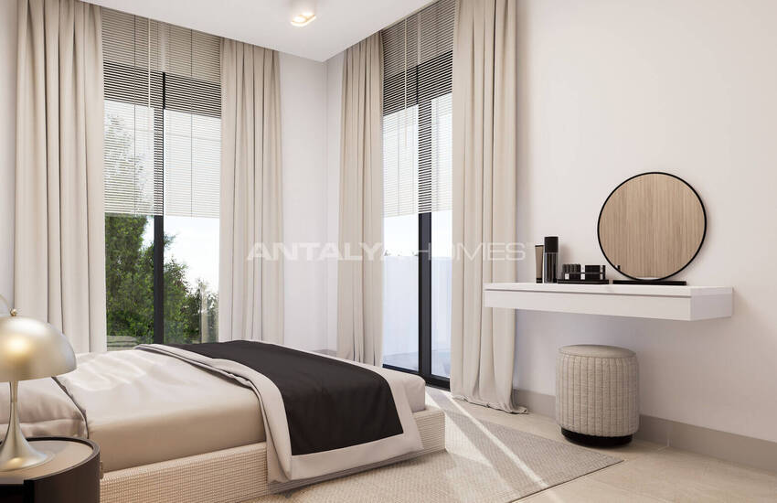 آپارتمان های شیک در یک مجتمع با استخر در نزدیکی دریا در فنر آنتالیا 23