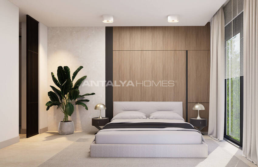 آپارتمان های شیک در یک مجتمع با استخر در نزدیکی دریا در فنر آنتالیا 25