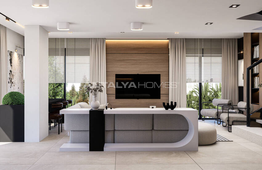 آپارتمان های شیک در یک مجتمع با استخر در نزدیکی دریا در فنر آنتالیا 20