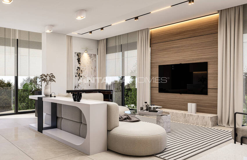 آپارتمان های شیک در یک مجتمع با استخر در نزدیکی دریا در فنر آنتالیا 18