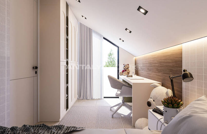 آپارتمان های شیک در یک مجتمع با استخر در نزدیکی دریا در فنر آنتالیا 28