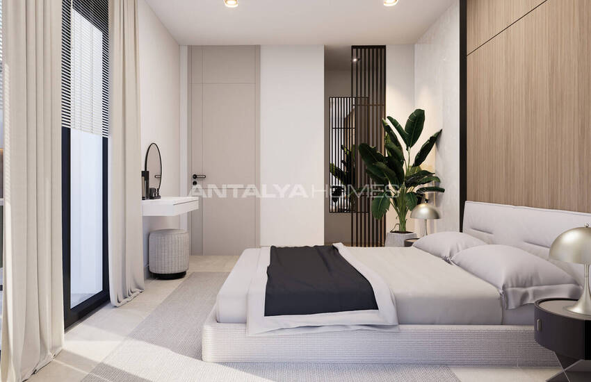 آپارتمان های شیک در یک مجتمع با استخر در نزدیکی دریا در فنر آنتالیا 24