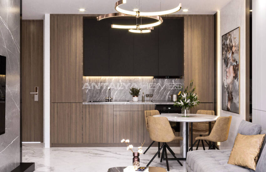 Stylish Flats in an Extensive Project in Alanya Avsallar 28