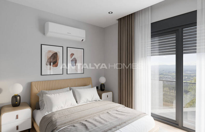 شقق سكنية مع مسبح بالقرب من المركز التجاري في مراد باشا أنطاليا 14