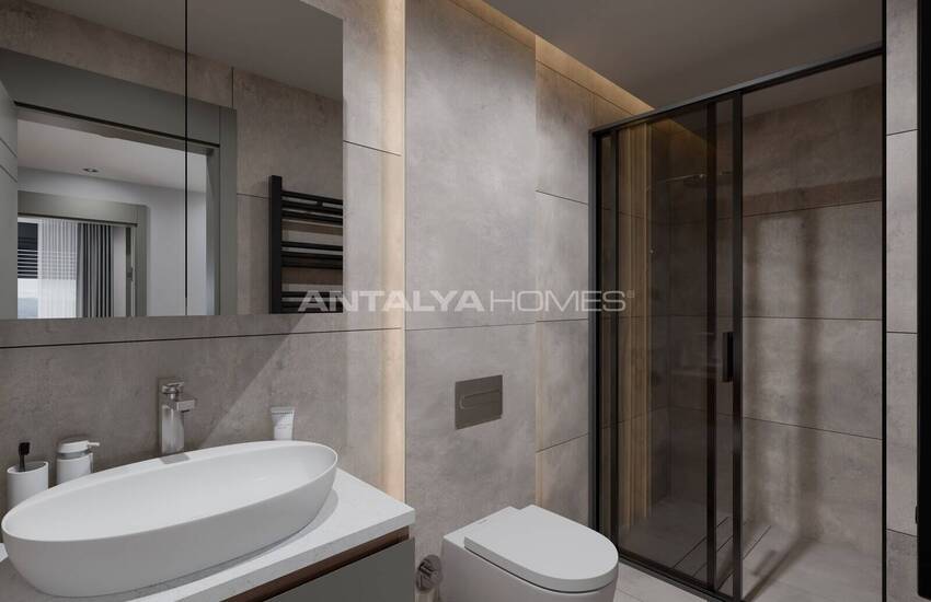 شقق سكنية مع مسبح بالقرب من المركز التجاري في مراد باشا أنطاليا 17