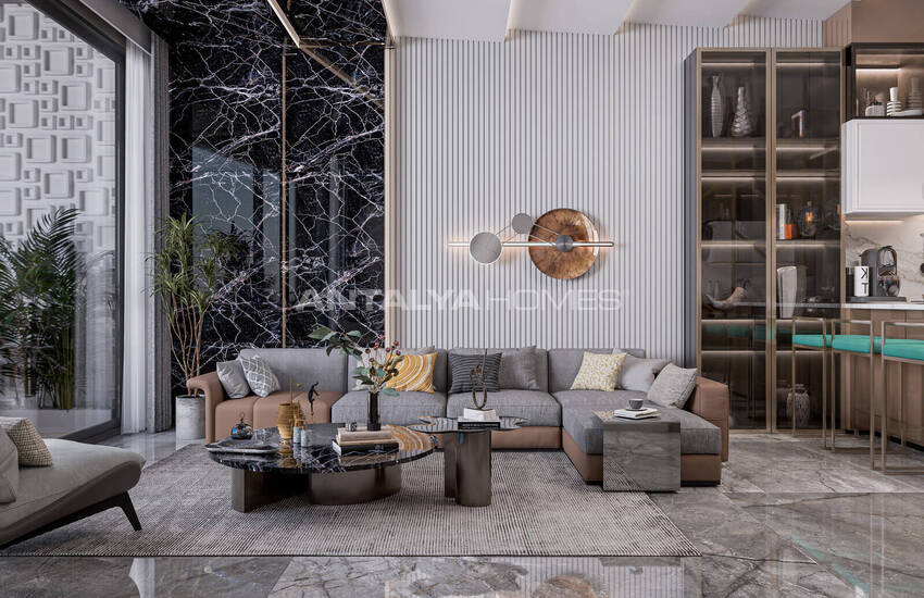 شقق مطلة على البحر والمدينة في مجمع مع مسبح في ألانيا 20