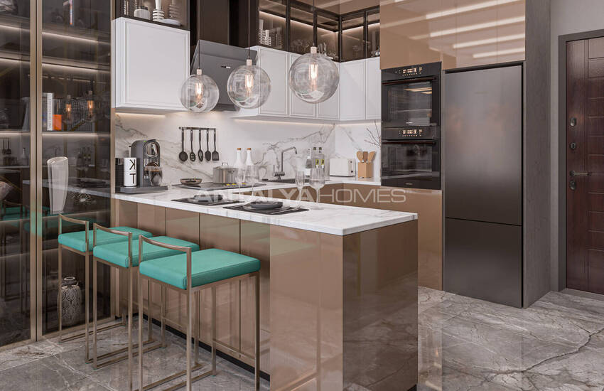 Lägenheter Med Havsutsikt Och Stadsutsikt Och Pool I Alanya 21