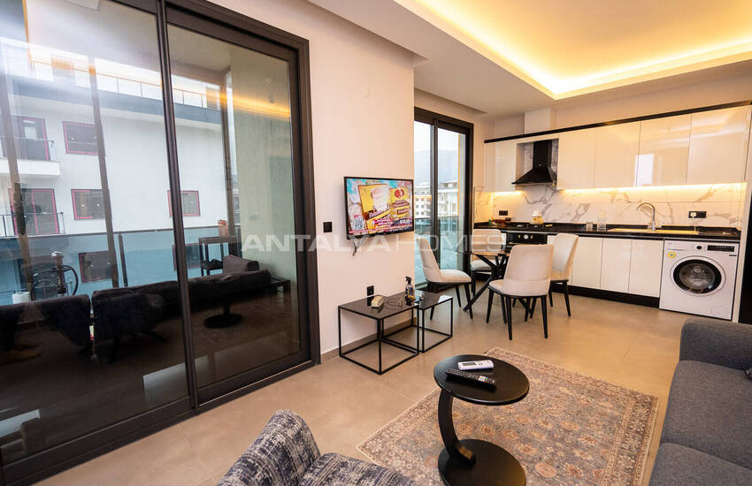 شقق في مجمع بالقرب من الشاطئ مع مسبح في ألانيا كارجيجاك 11