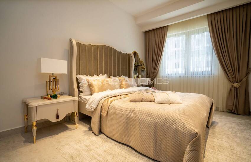 Properties in a Project 300 M From the Sea in Alanya 17