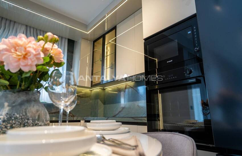 Properties in a Project 300 M From the Sea in Alanya 12