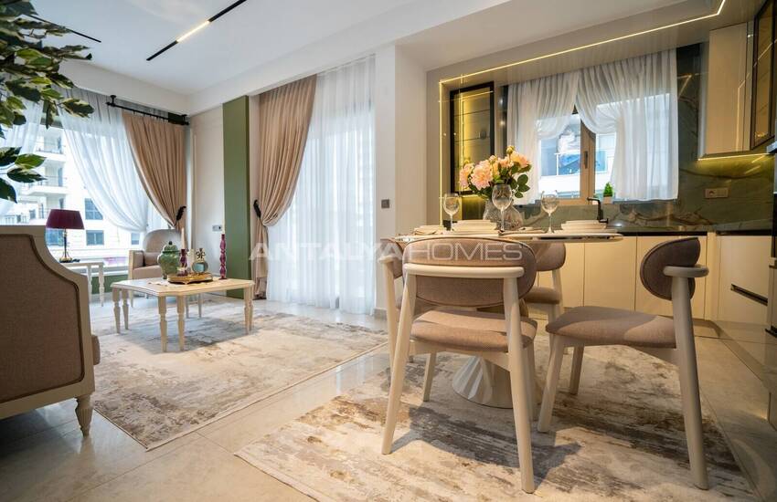 Properties in a Project 300 M From the Sea in Alanya 9