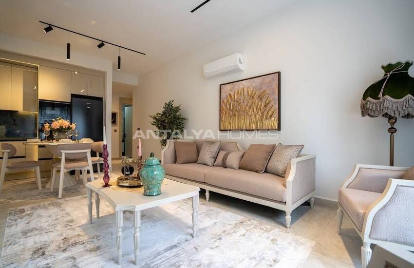 Properties in a Project 300 M From the Sea in Alanya 5