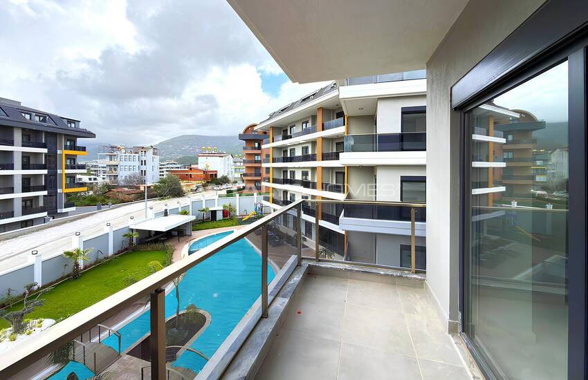 خانه مجزا با دید دریا با استخر خصوصی در آلانیا 20