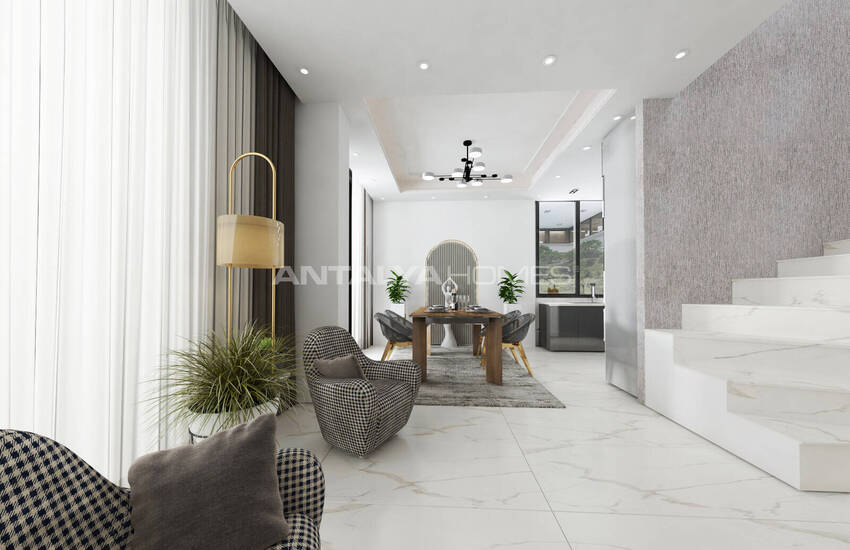 Квартиры с богатыми удобствами рядом с пляжем в Алании 28