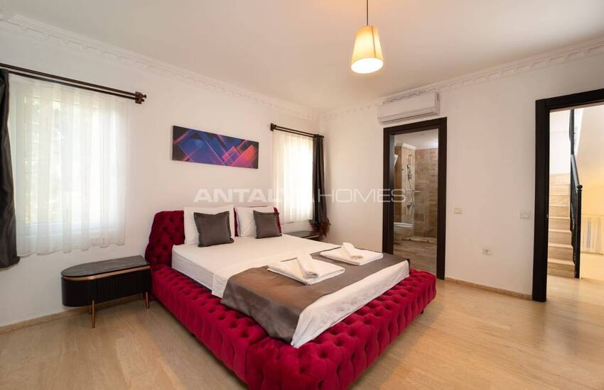 منزل فاخر بإطلالة بانورامية على البحر وحمام سباحة في كاس كالكان 29