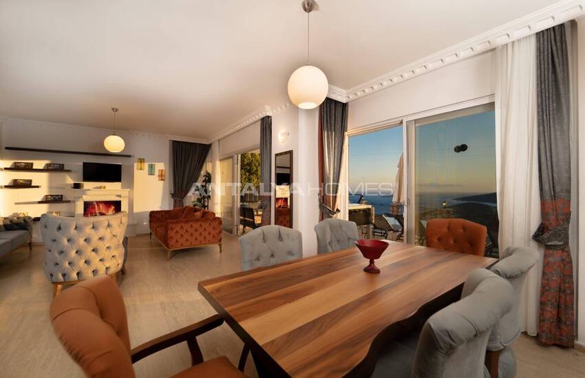 منزل فاخر بإطلالة بانورامية على البحر وحمام سباحة في كاس كالكان 22