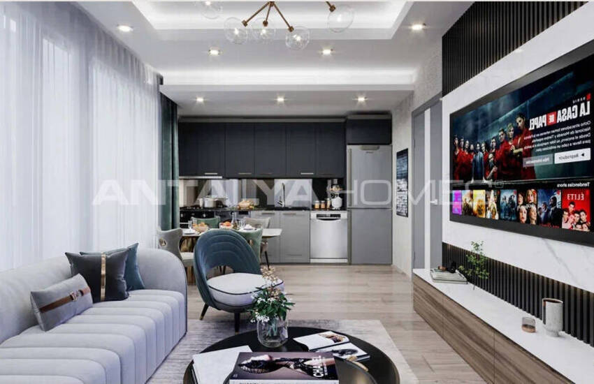 Elegante Appartementen Te Koop 900 M Van Het Strand In Alanya 17