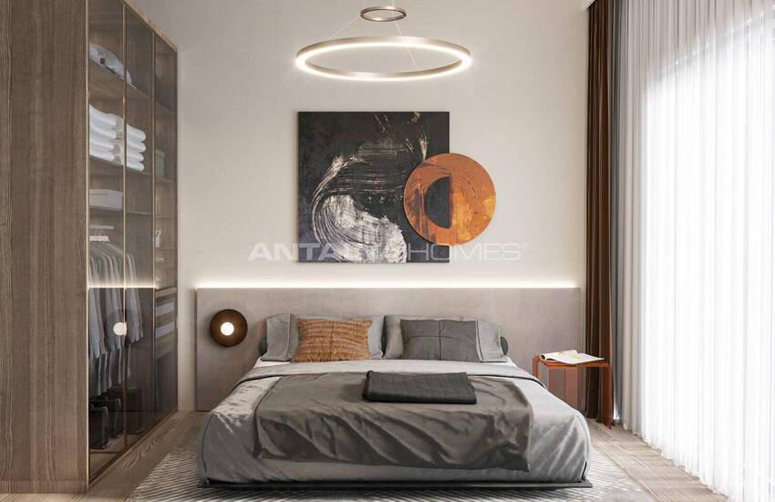 Стильная недвижимость в 4-х блочном комплексе в Анталии Кепез 23