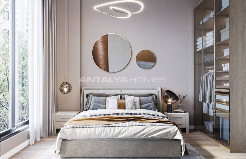 Стильная недвижимость в 4-х блочном комплексе в Анталии Кепез 22