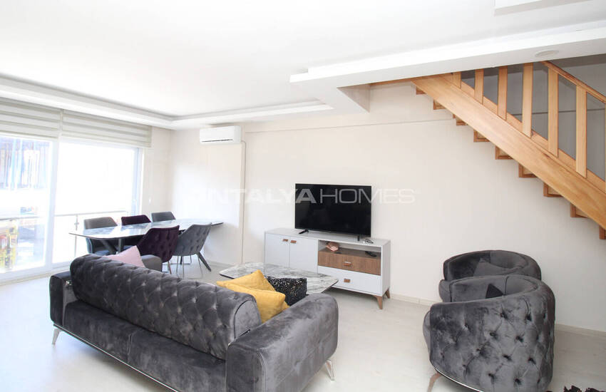 Меблированная Квартира в комплексе с бассейном в Гюзелоба Анталия 9