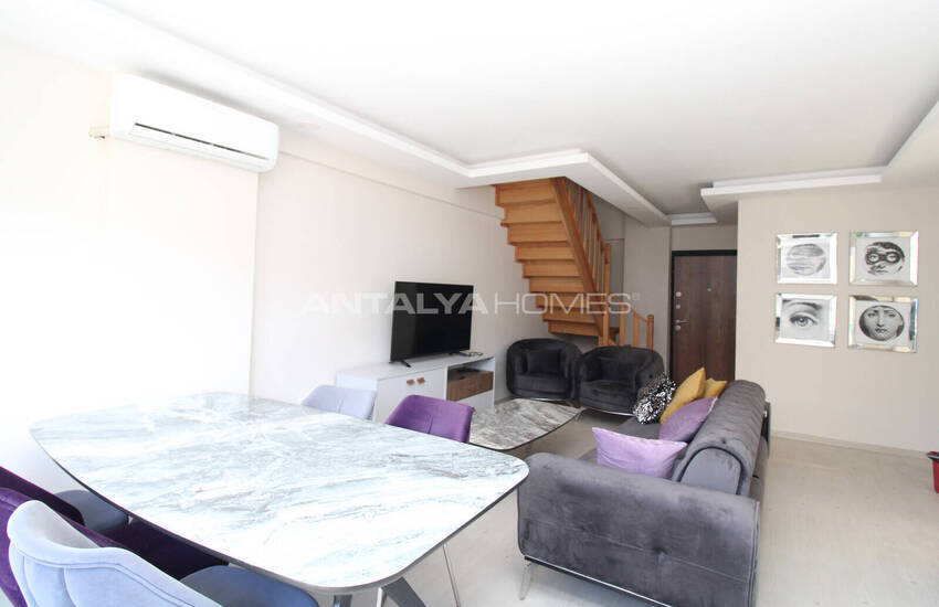 Меблированная Квартира в комплексе с бассейном в Гюзелоба Анталия 10