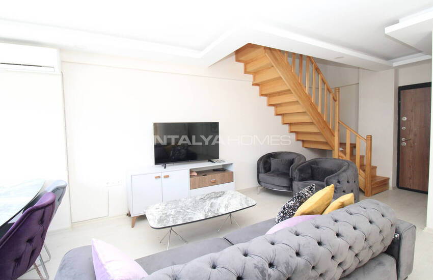 Меблированная Квартира в комплексе с бассейном в Гюзелоба Анталия 11