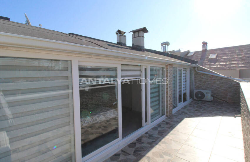 Меблированная Квартира в комплексе с бассейном в Гюзелоба Анталия 28