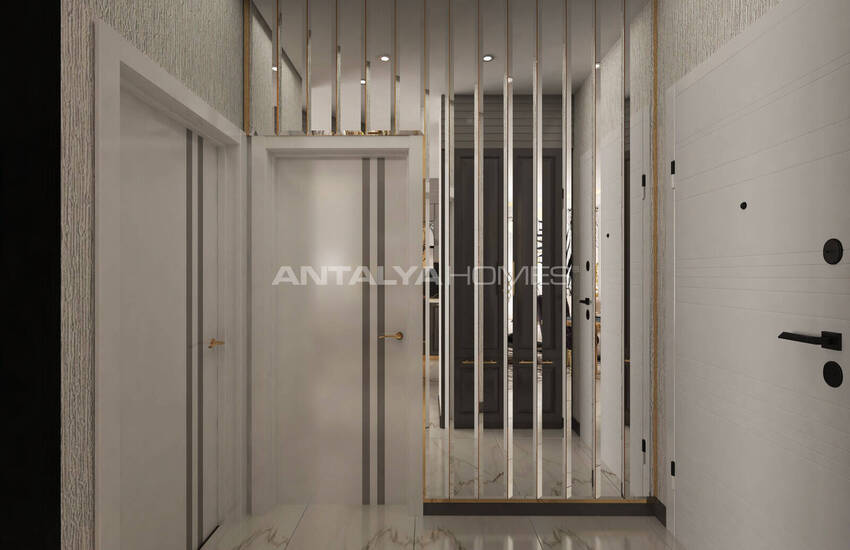Alanya'da Satılık Manzaralı Şık Tasarımlı Daireler 26