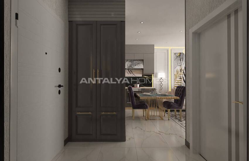 Alanya'da Satılık Manzaralı Şık Tasarımlı Daireler 25