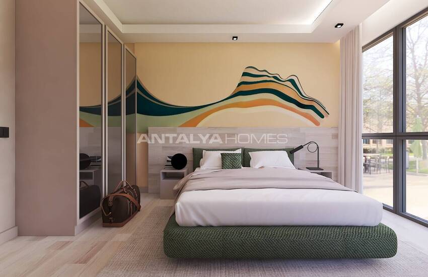 Lägenheter Med 1 Sovrum Och Balkonger I Antalya Altintas 21