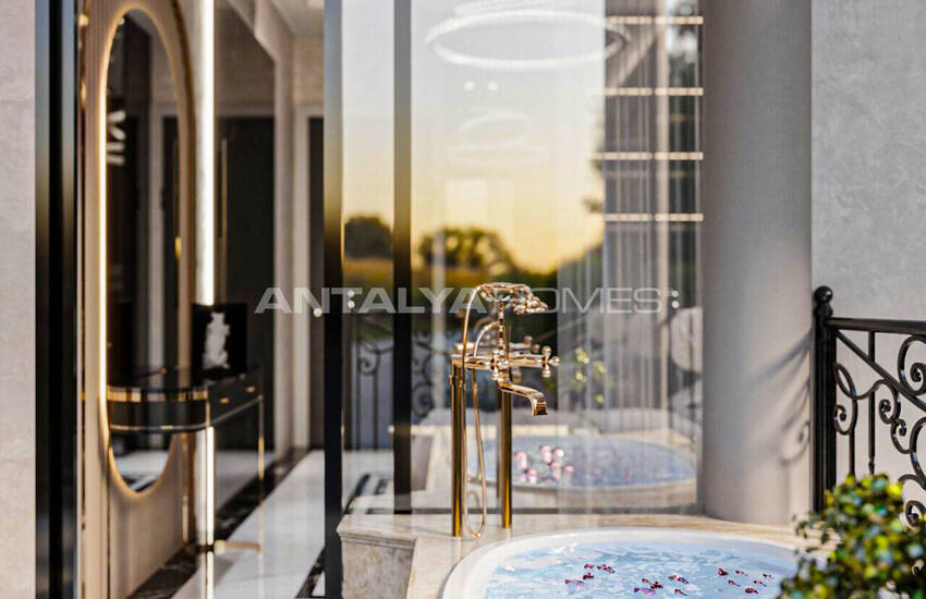 Alanya Bektaş'ta Deniz ve Şehir Manzaralı Daireler 12