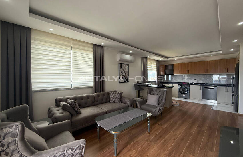 Alanya Payallar’da Deniz Manzaralı Satılık Eşyalıdaire 24