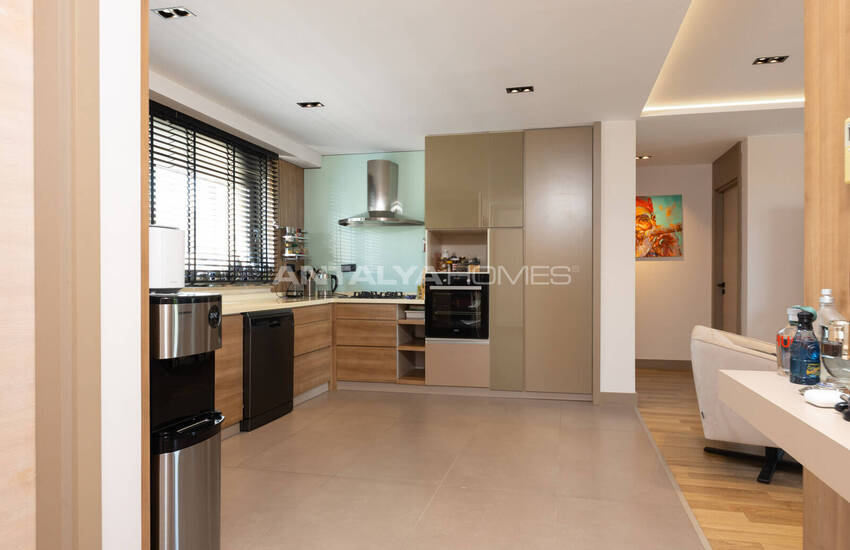 Sea and Forest View Flat for Sale in Antalya Lara 11