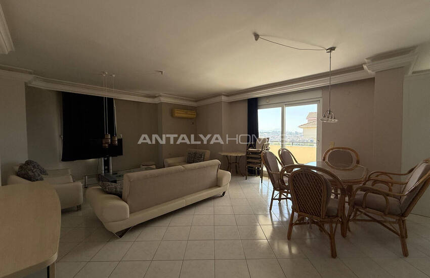 Квартира на крыше с видом на море и город в Алании 5