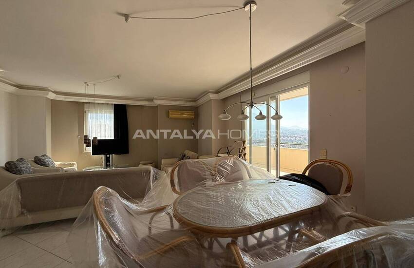 Квартира на крыше с видом на море и город в Алании 8