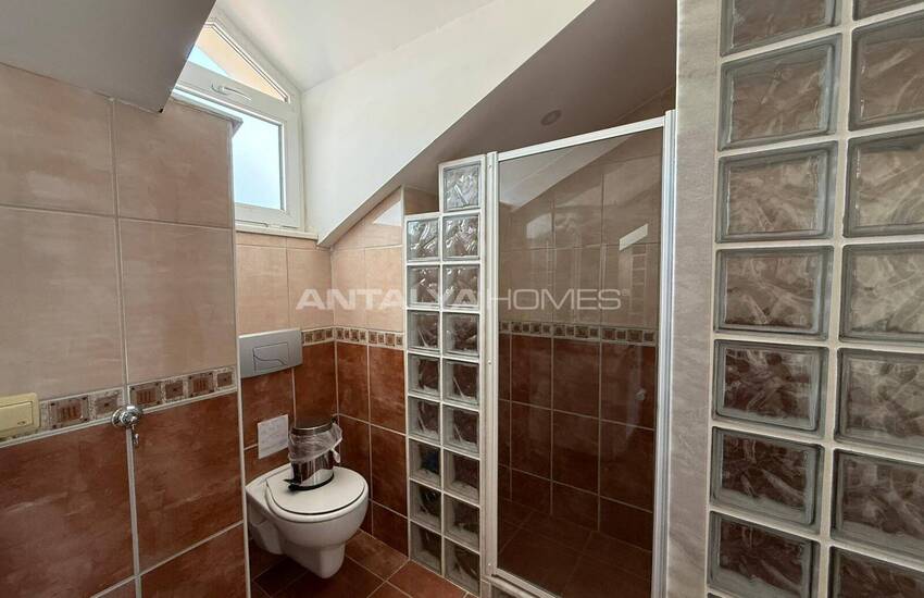 Квартира на крыше с видом на море и город в Алании 18